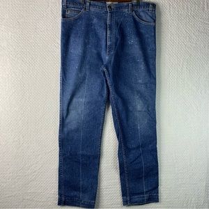 Vintage Levis Jeans Flex Denim White Tab Mens 40/32 Hemmed USA (5209)